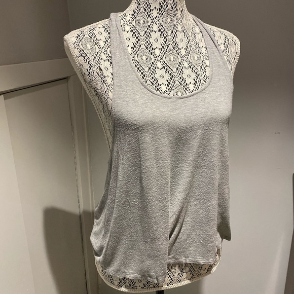 3 for 40 drapey tank grey jersey material size M - Picture 1 of 4